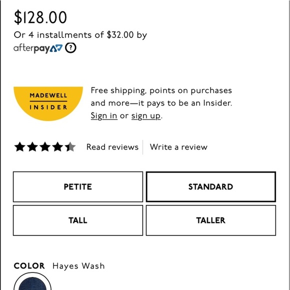 16. Madewell 10” High Rise Skinny Jeans in Hayes Wash - Picture 10 of 16